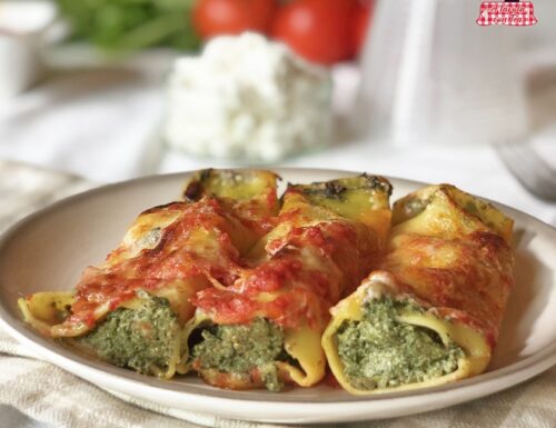 Spinach & cheese CANNELLONI