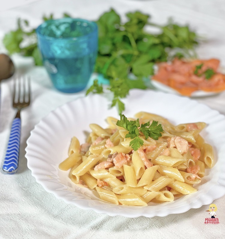 Smoked SALMON PASTA recipe - CIA Cook Italian Abroad