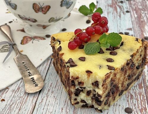 FLOURLESS CHOCOLATE CHIPS RICOTTA CAKE