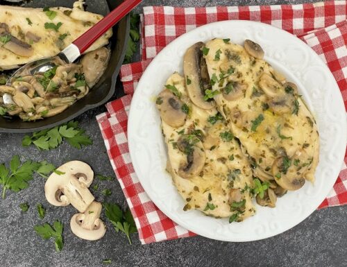 CREAMY MUSHROOMS CHICKEN