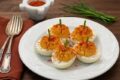 Halloween Deviled Eggs (Easy Pumpkin Appetizer)