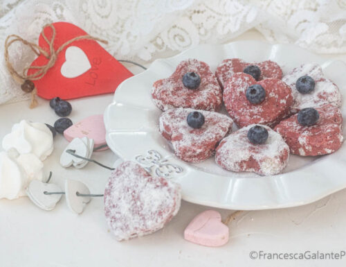 Blueberry soft heart without cooking