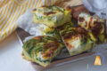Save dinner of omelette with zucchini and stracchino cheese