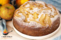 Very soft apple and yogurt cake.