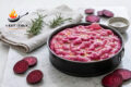 Beetroot Focaccia / Spoon-mixed Dough