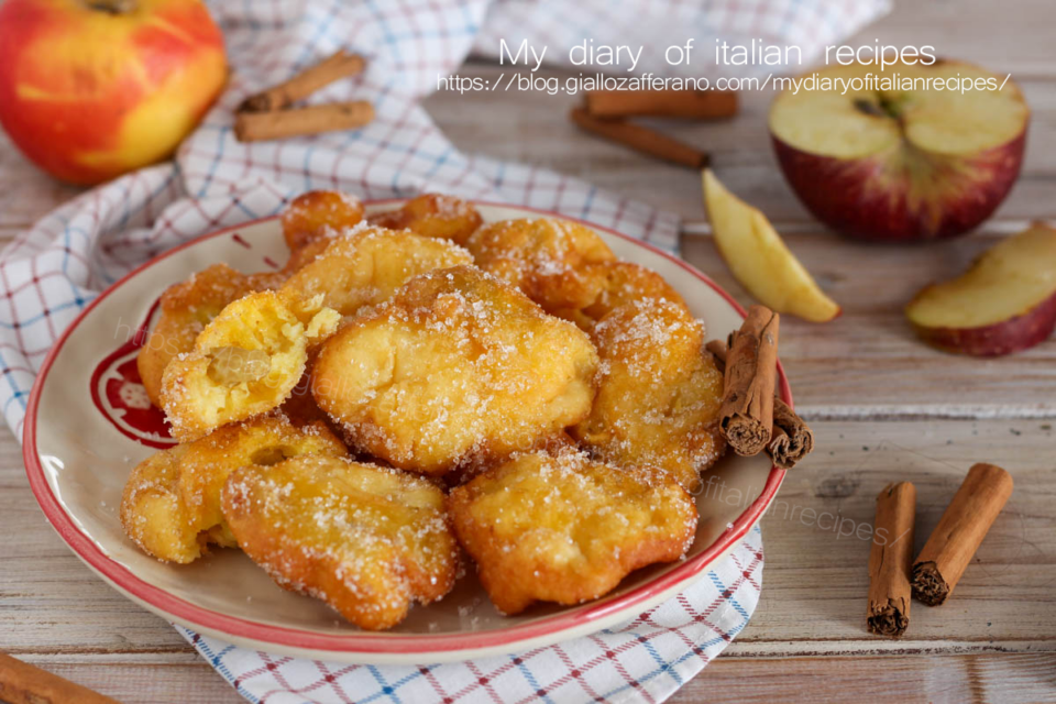 Delicious cinnamon apple fritters