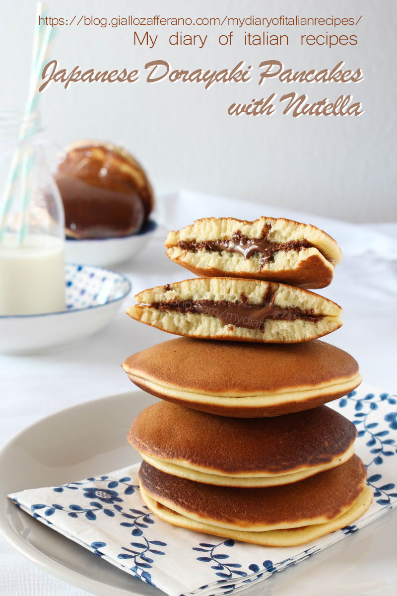 Japanese Dorayaki Pancakes with Nutella