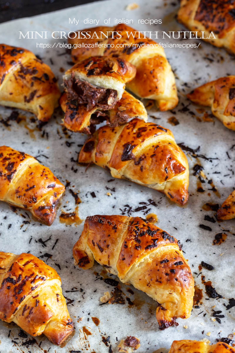 Mini croissants with Nutella  in 30 minutes