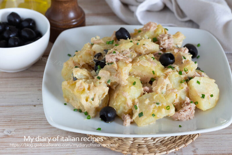 Italian potato and tuna salad