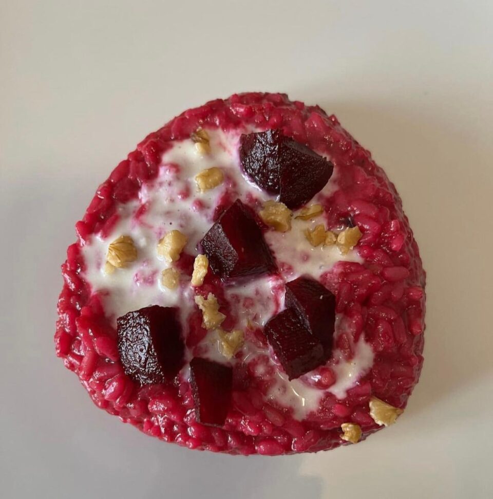Beetroot and Taleggio Risotto - saporinewworld