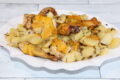 Baked guinea fowl with potatoes