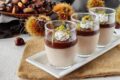 Panna cotta with chestnuts