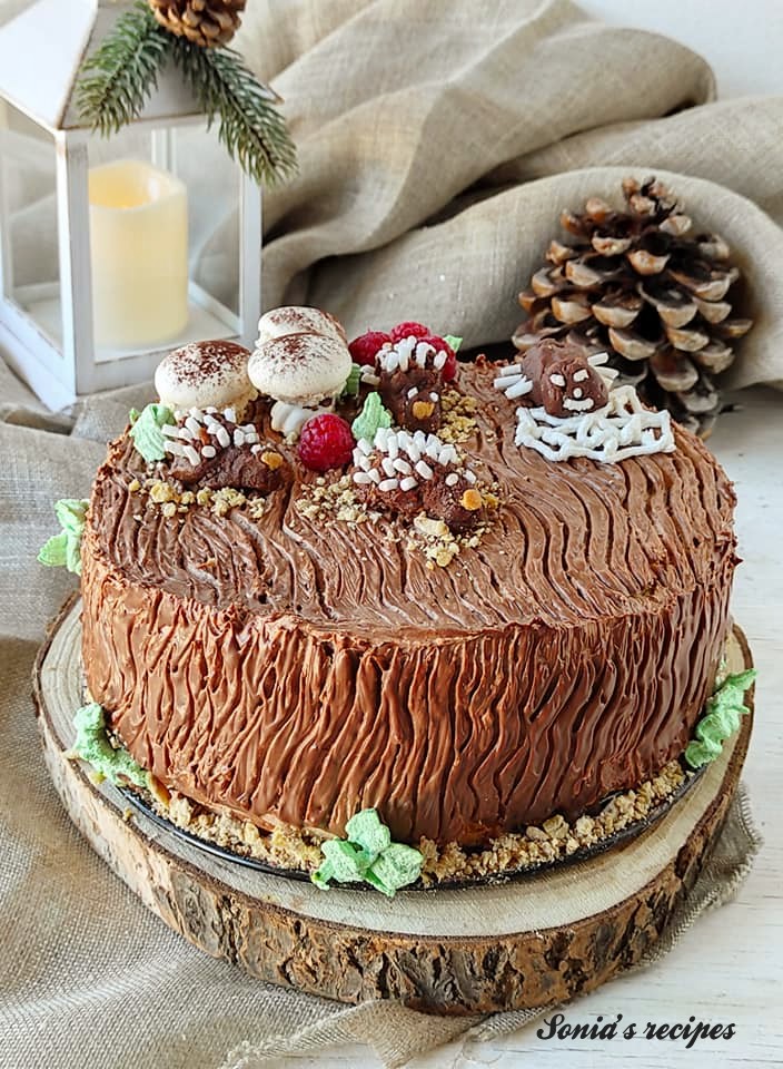 Chocolate trunk cake