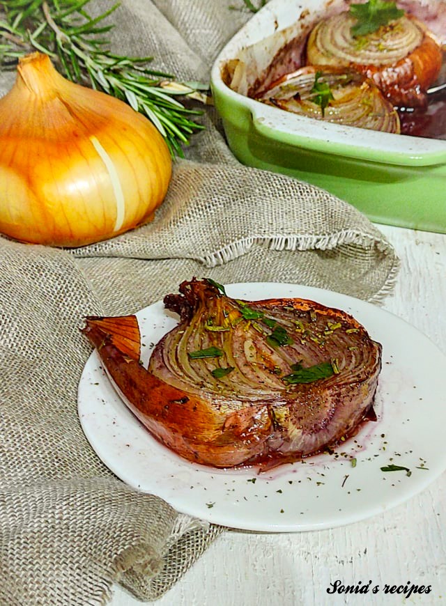 Baked onions