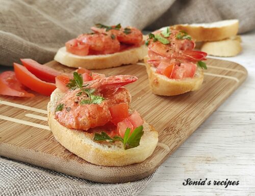 Easy appetizers of shrimp toast