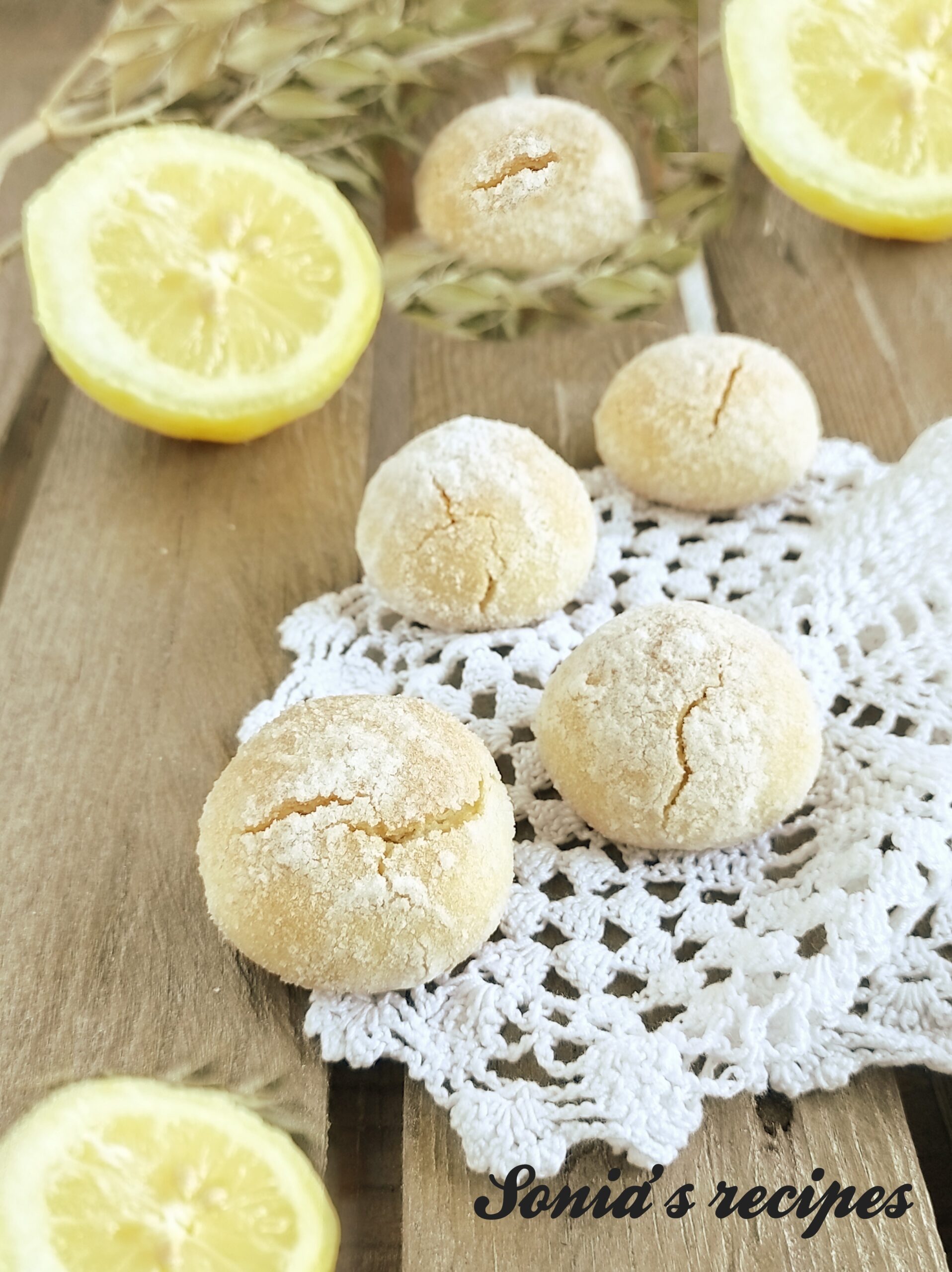 Soft Lemon Cookies | Sonia's recipes