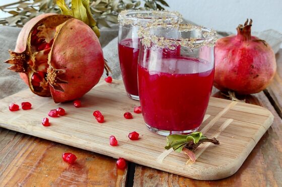 Homemade Pomegranate Juice