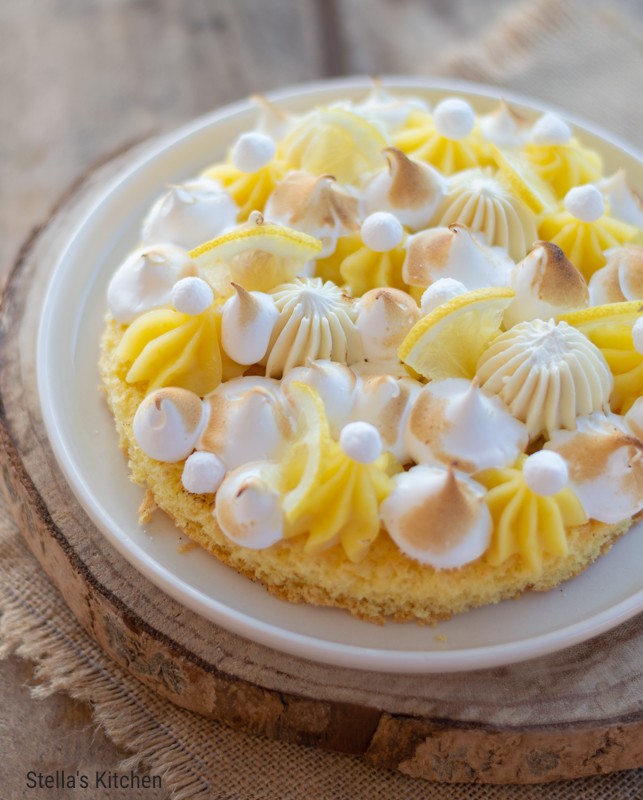 the lemon meringue cake