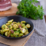 Brussels sprouts with prosciutto