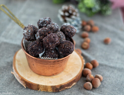 Hazelnut truffles