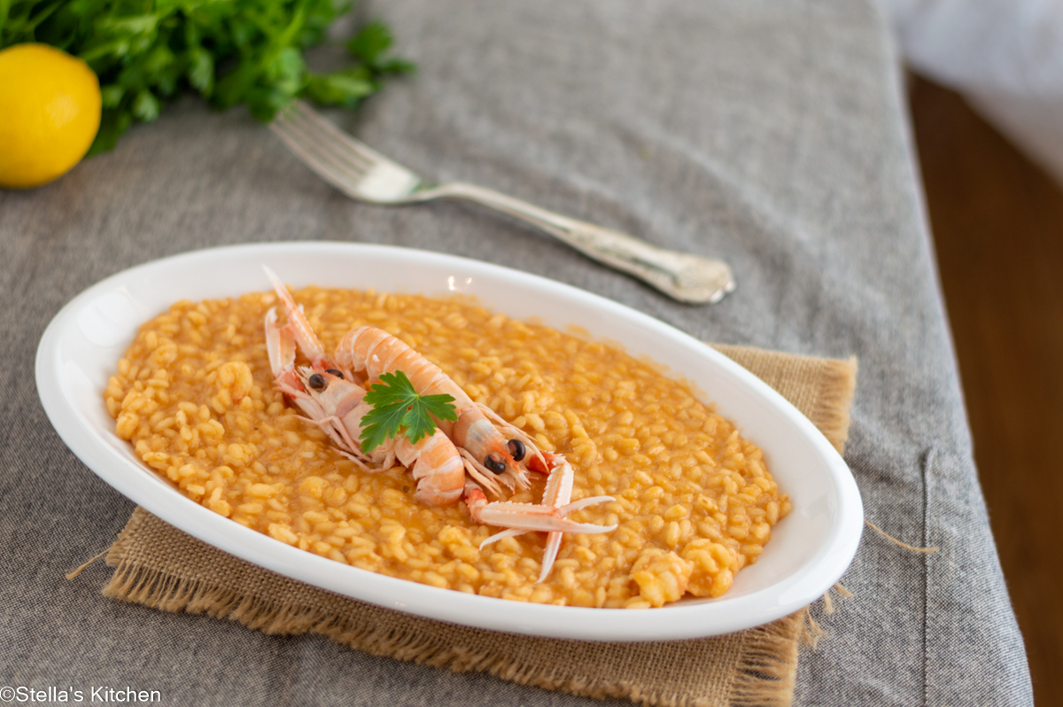 Risotto agli scampi 