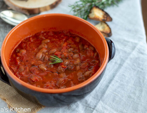 Tomato bean stew