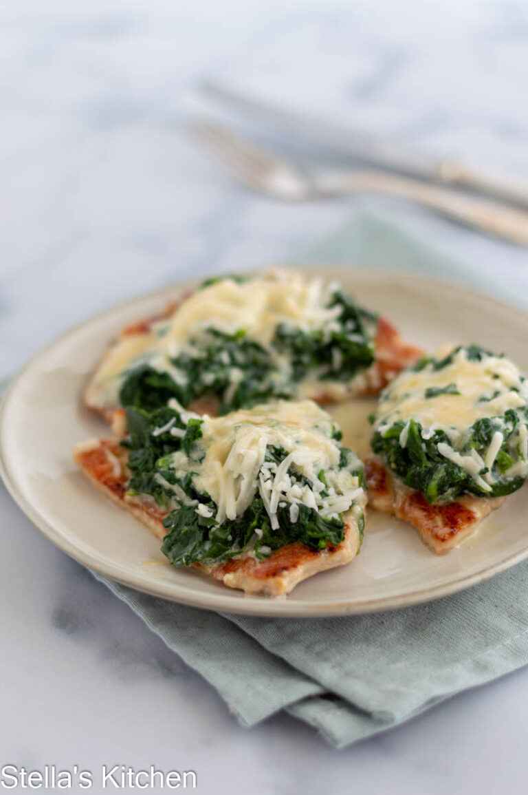 Spinach and chicken with mozzarella Stella's Kitchen