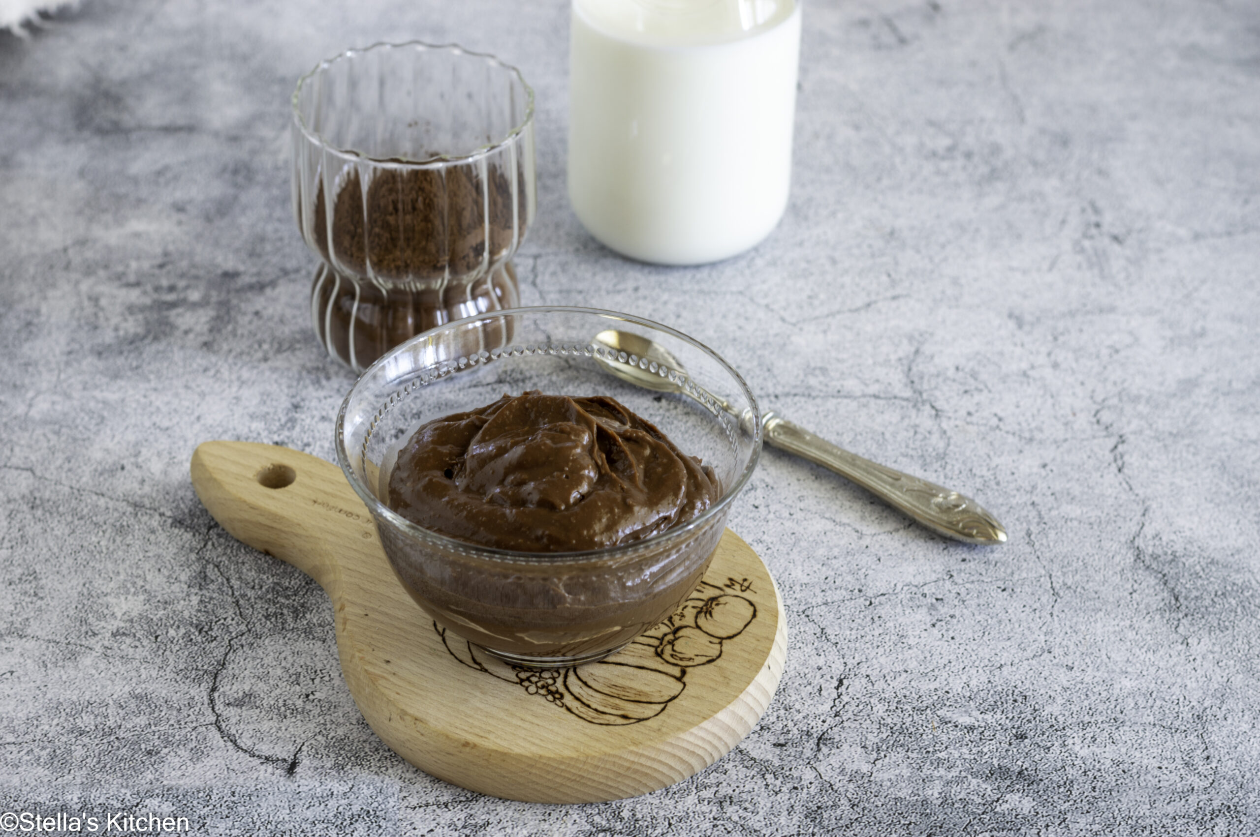 eggless cocoa cream