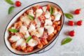 Gnocchi alla Sorrentina (Potato gnocchi with mozzarella cheese)