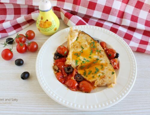 Swordfish with Cherry Tomatoes and Black Olives