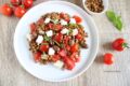 Lentil salad with cherry tomatoes