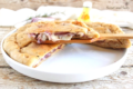 Stuffed Focaccia with Tuna Onion and Scamorza