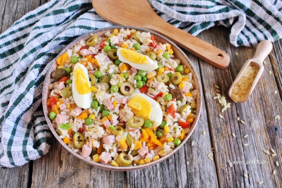 Colorful Summer Rice Salad