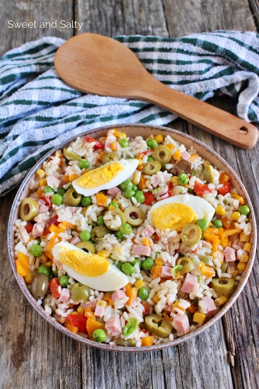 Colorful Summer Rice Salad