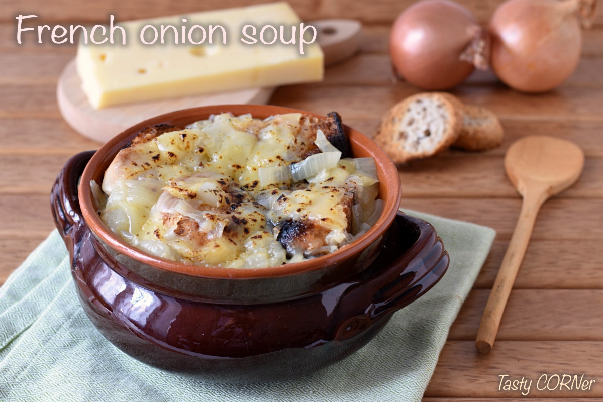 french onion soup authentic french recipe with cheese by tasty corner