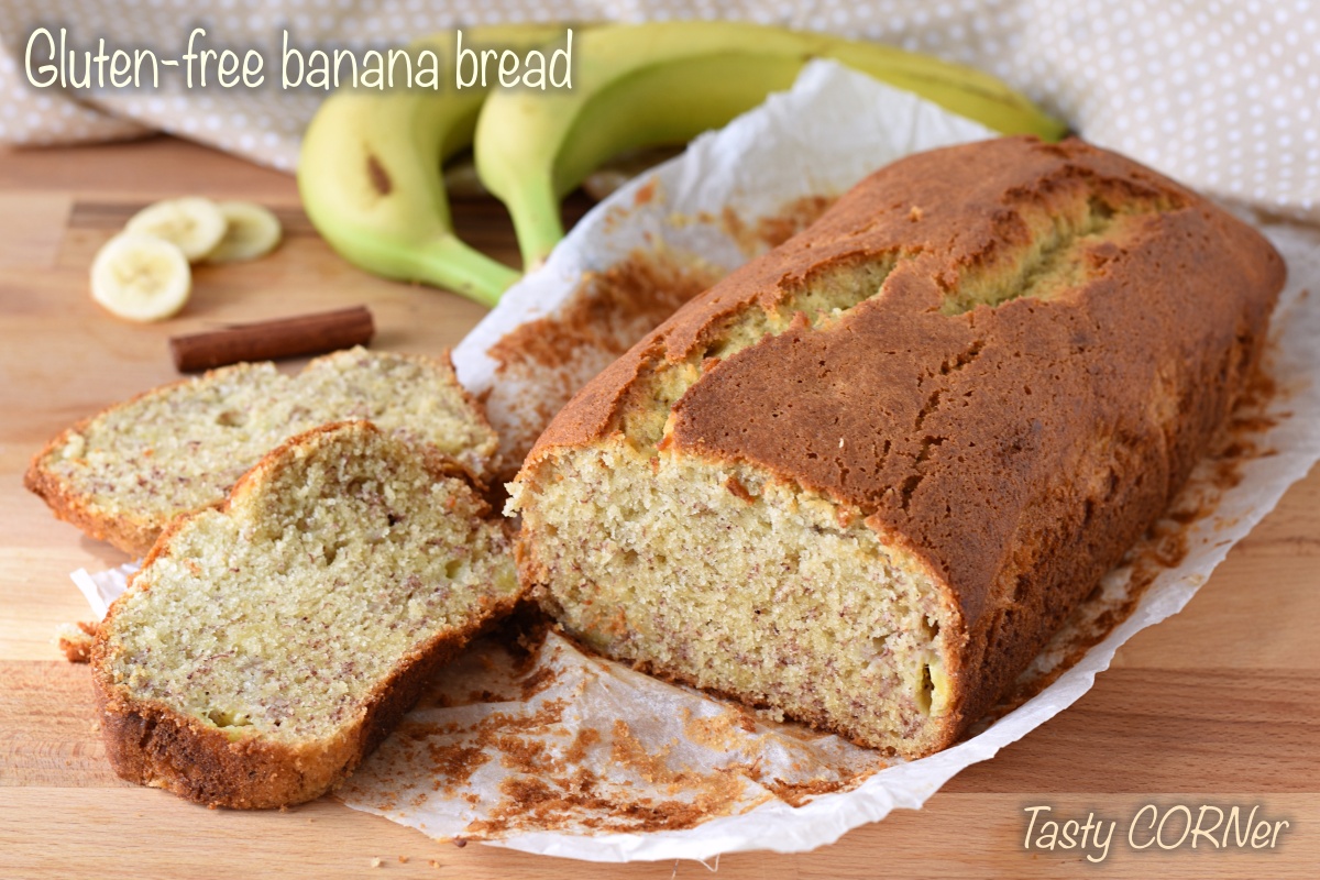 gluten-free banana bread with rice flour dairy-free easy recipe by tasty corner