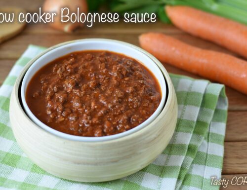 Slow cooker Bolognese sauce
