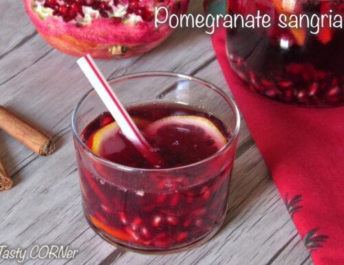 Pomegranate sangria