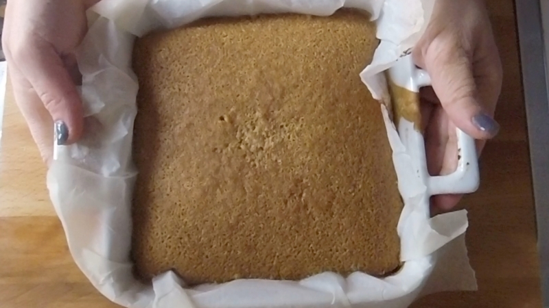 gingerbread cake baked
