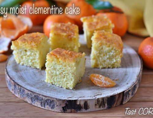 Easy moist clementine cake
