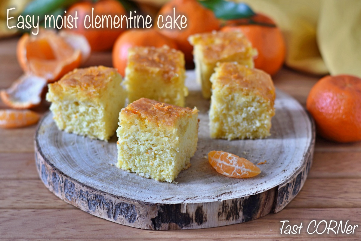 easy moist clementine cake recipe with mandarin tangerine by tastycorner