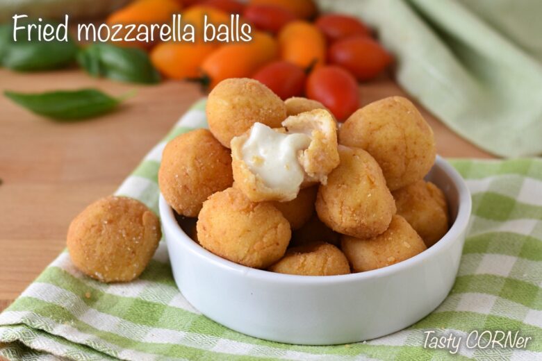 Fried mozzarella balls