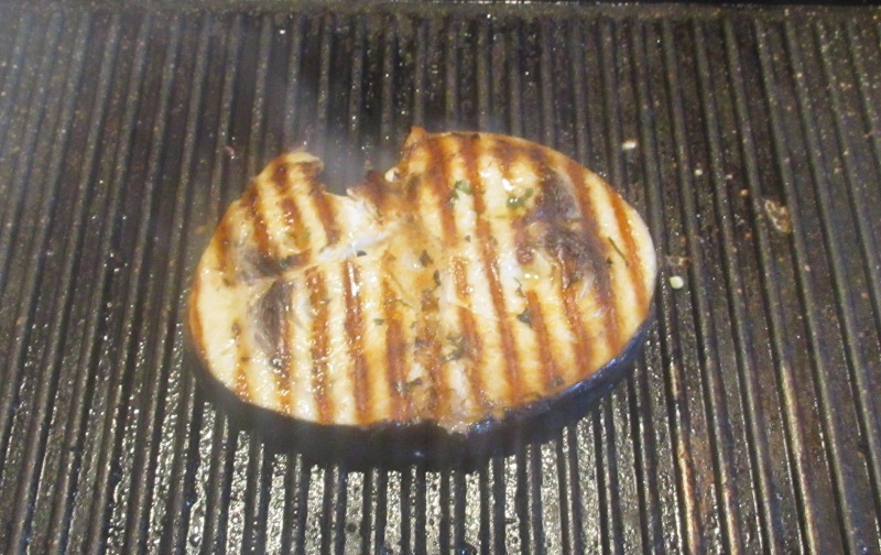 how to grill swordfish in a non-stick pan