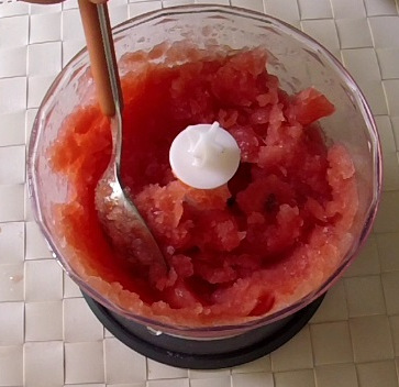 watermelon granita only 2 ingredients and a blender italian healthy dessert by tasty corner