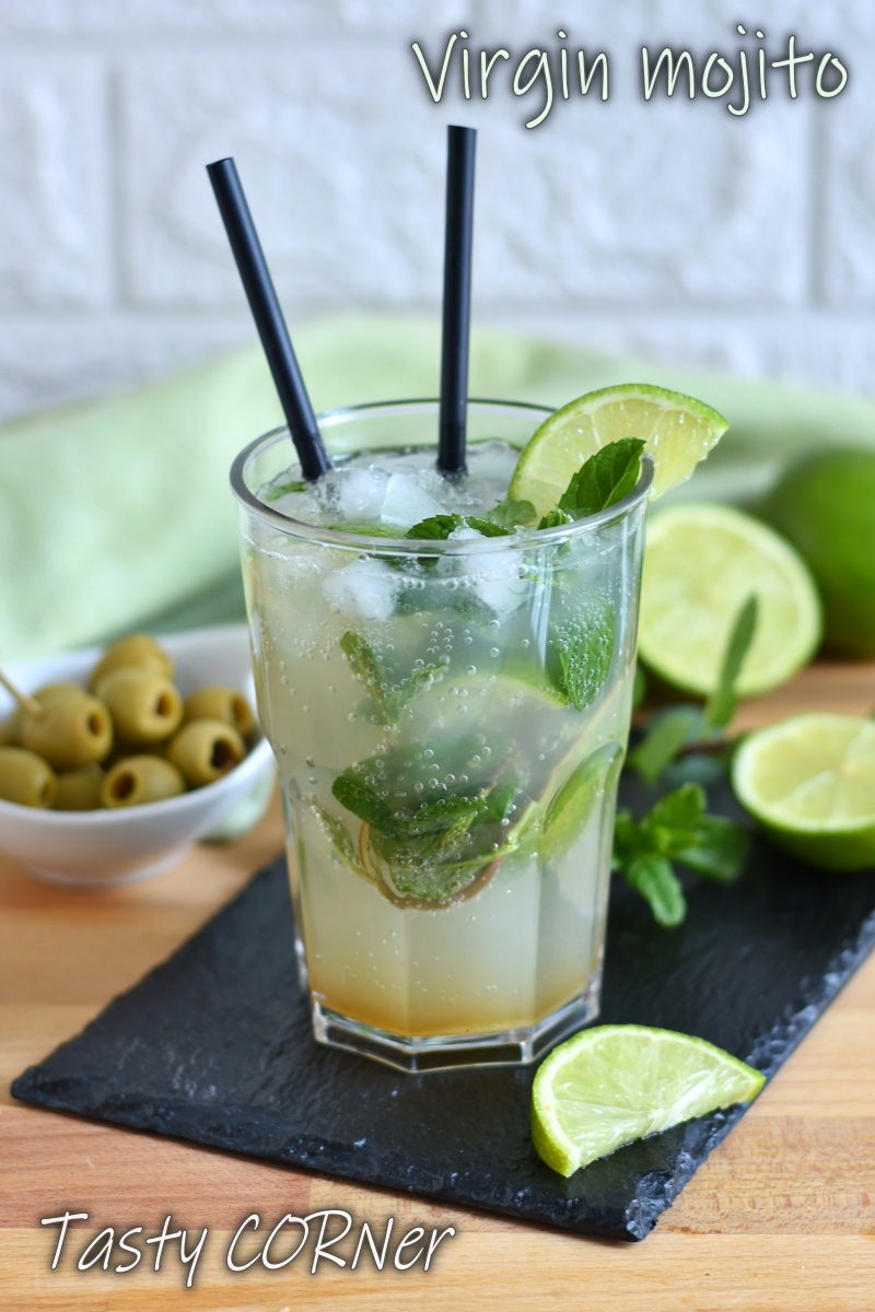 how to make at home virgin mojito non-alcoholic cocktail easy recipe by tastycorner
