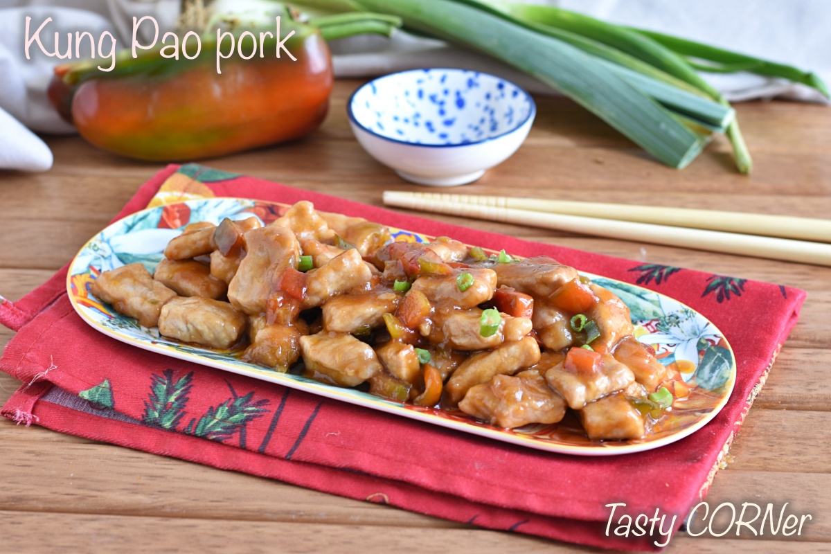 KUNG PAO Pork: CHINESE recipe of the sweet-and-sour glossy pork