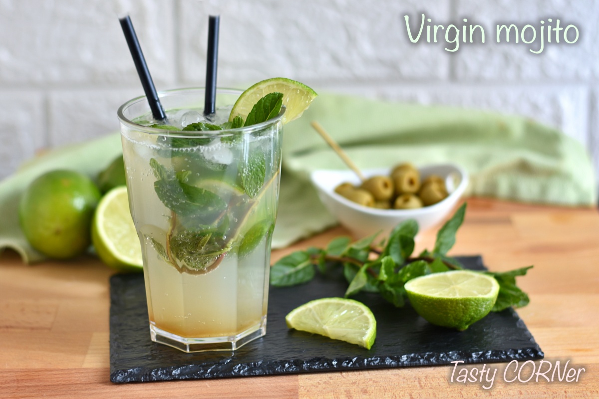 virgin mojito recipe non-alcoholic drink for nondrinkers or pregnant women by tastycorner