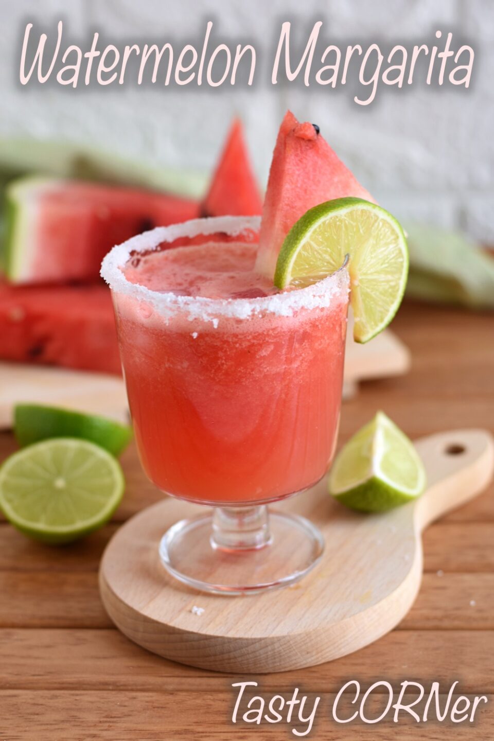 en_v_ watermelon margarita homemade summer cocktail with tequila by tasty corner