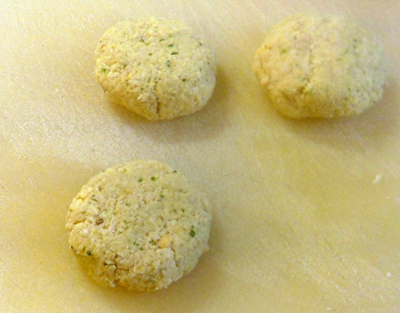 form the chickpeas falafel