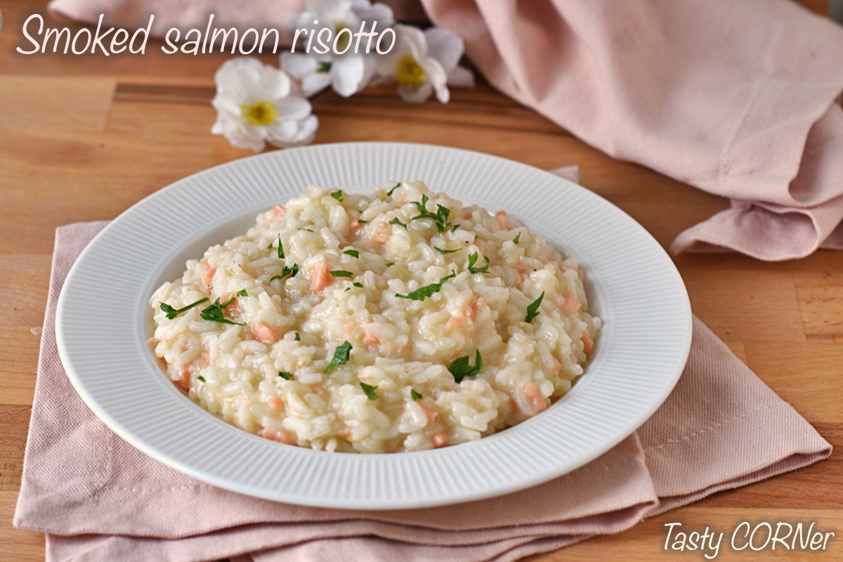 smoked salmon risotto italian recipe for a creamy seafood risotto by tasty corner